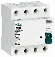 Выключатель дифференциального тока УЗО DeKraft УЗО-03 4п 40А 100мА 6,0кА тип AC  картинка