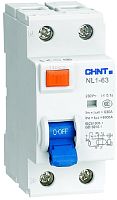 Выключатель дифференциального тока УЗО CHINT NL1-63 2п 16А 30мА 6,0кА тип AC  картинка