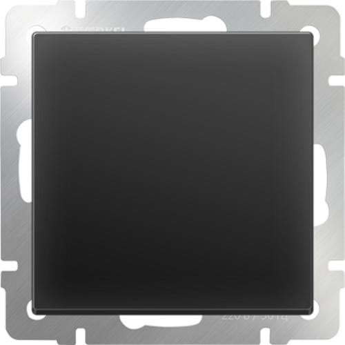 Выключатель без рамки Werkel 1-кл. черный матовый картинка фото 2