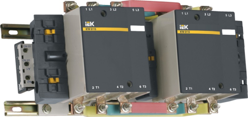 Контактор электромагнитный реверсивный IEK КТИ-51853 185А 400В тип АС3 картинка