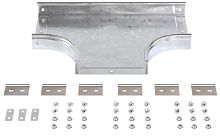 Тройник для лотка горизонтальный без крышки DKC S5 Combitech DPT 400х80 с креплением картинка