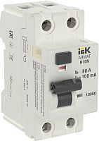 Выключатель дифференциального тока УЗО IEK ARMAT R10N 2п 80А 100мА 10кА тип AC-S картинка
