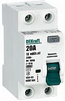 Выключатель дифференциального тока УЗО DeKraft УЗО-03 2п 20А 10мА 6,0кА тип AC  картинка