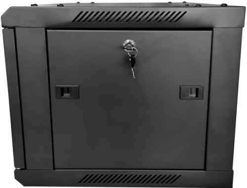 Шкаф настенный 19″ Netko WMA 6U (600х450х370) черный, разобранный картинка фото 3