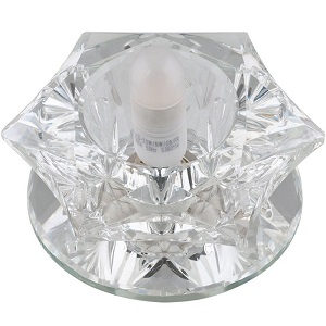 Светильник встраиваемый Fametto/Fiore DLS-F109 G9 GLASSY/CLEAR 65мм/35Вт, Fametto, купить, цена, доставка, безопасность Светильник встраиваемый Fametto/Fiore DLS-F109 G9 GLASSY/CLEAR 65мм/35Вт Fametto — купить по цене от 340 ₽ | ПрофБезопасность