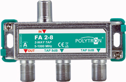 Ответвитель эфирный на 2 отвода Polytron FA 2-10, , купить, цена, доставка, безопасность Ответвитель эфирный на 2 отвода Polytron FA 2-10 — купить по цене от | ПрофБезопасность