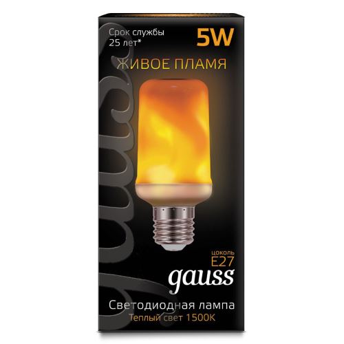 Лампа светодиодная Gauss Corn Flame T65 220В Е27 5Вт Имитация живого огня, Gauss, купить, цена, доставка, безопасность Лампа светодиодная Gauss Corn Flame T65 220В Е27 5Вт Имитация живого огня Gauss — купить по цене от 900 ₽ | ПрофБезопасность