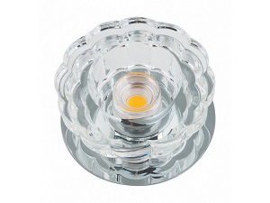 Светильник встраиваемый Fametto/Fiore DLS-F301 10W CHROME/CLEAR 75мм LED, Fametto, купить, цена, доставка, безопасность Светильник встраиваемый Fametto/Fiore DLS-F301 10W CHROME/CLEAR 75мм LED Fametto — купить по цене от 823 ₽ | ПрофБезопасность