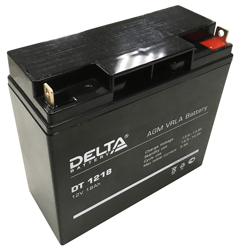 Аккумулятор для машины 12 вольт. Аккумуляторная батарея Delta DT 1218. Delta DT 1218. Аккумулятор Delta DT 1218 12v 18ah. DT 1218 аккумулятор 18ач 12в Delta.