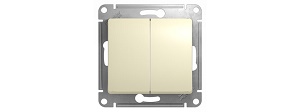 Выключатель без рамки Systeme Electric Glossa 2-кл. бежевый, Systeme Electric, купить, цена, доставка, безопасность фото 2 Выключатель без рамки Systeme Electric Glossa 2-кл. бежевый Systeme Electric — купить по цене от 300 ₽ | ПрофБезопасность фото 2