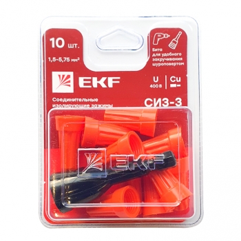 Зажим соединительный изолирующий EKF СИЗ-3 1.5-5.75кв.мм (блист.10шт) plc-cc-5-b, EKF, купить, цена, доставка, безопасность Зажим соединительный изолирующий EKF СИЗ-3 1.5-5.75кв.мм (блист.10шт) plc-cc-5-b EKF — купить по цене от 66 ₽ | ПрофБезопасность
