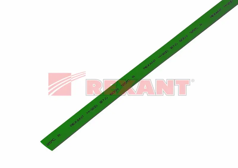 Термоусадка Rexant 7.0/3.5 1м зеленая