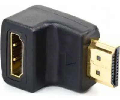 Переходник Rexant гн.HDMI - шт.HDMI угловой Gold