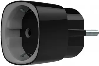 Радиоуправляемая умная розетка со счетчиком энергопотребления Ajax Socket черный