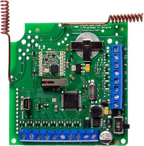 Модуль интеграции датчиков Ajax с проводными системами безопасности Ajax ocBridge Plus картинка