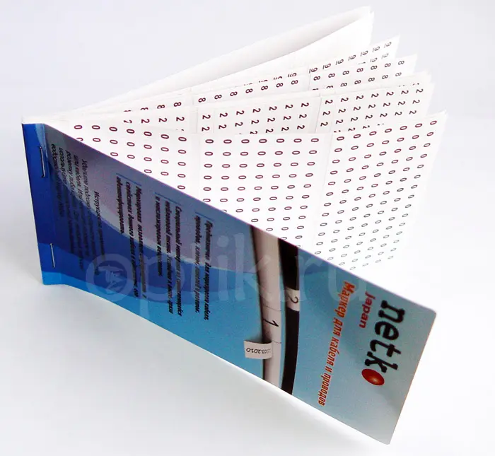 Книжка с наклейками для маркировки кабеля Netko AE-27