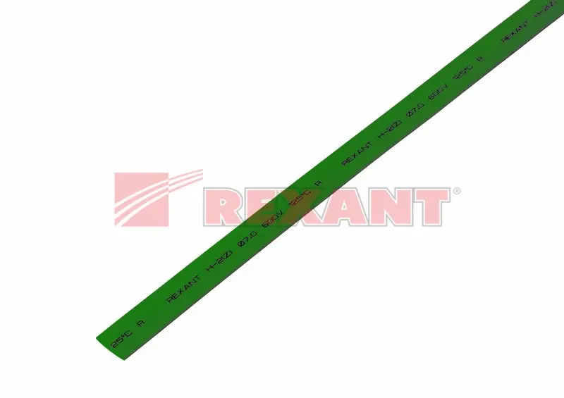 Термоусадка Rexant 8.0/4.0 1м зеленая