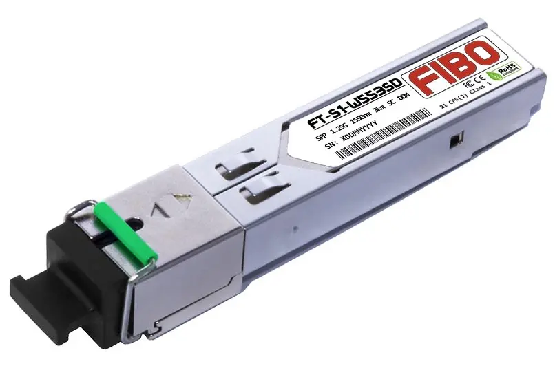 Модуль SFP Fibo FT-S1-W553SD SC, WDM, 1.25 G, 3 км, DDM