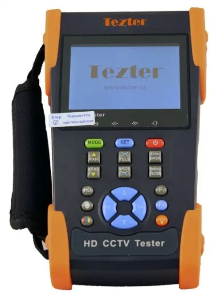Тестер для аналогового видеонаблюдения Tezter TSH-H-3,5