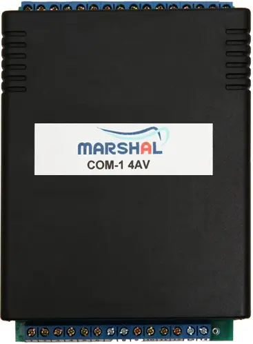 Блок коммутации вызывных панелей Marshal COM 1-4 AV
