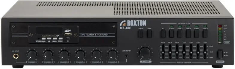 Трансляционный комбинированный усилитель Roxton MX-480