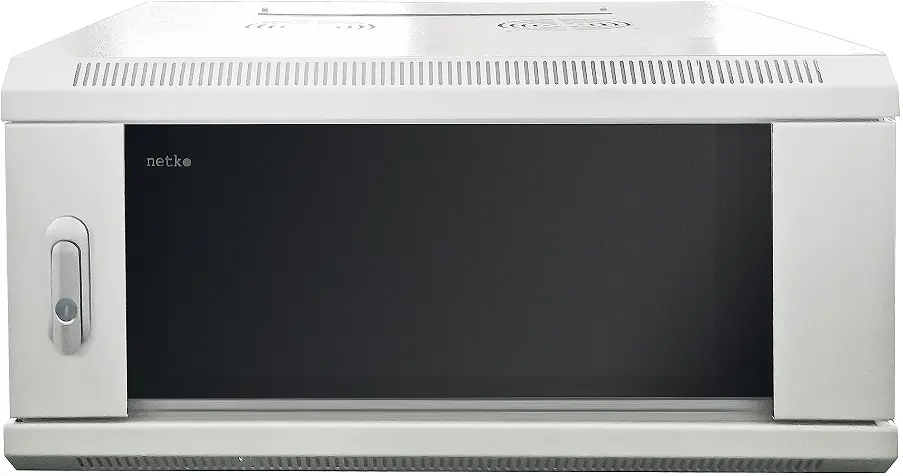 Шкаф настенный 19″ Netko WMA 4U (600x450x280) серый, собранный