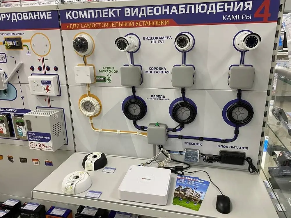 Комплект видеонаблюдения в Сочи, Адлере в магазине ПрофБезопасность