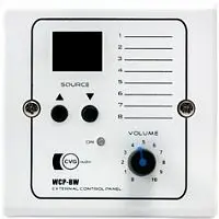 Настенный зональный удаленный контроллер CVGaudio WCP-BW картинка