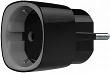 Радиоуправляемая умная розетка со счетчиком энергопотребления Ajax Socket черный картинка