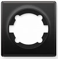 Рамка универсальная OneKeyElectro Florence 1-м. черный картинка