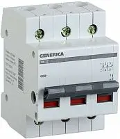 Выключатель нагрузки (мини-рубильник) IEK Generica 3п 32А тип AC картинка