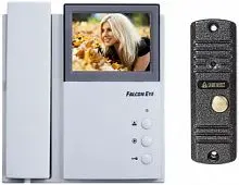 Комплект видеодомофона Falcon Eye FE-4CHP2+AVC-305 (PAL) серый картинка 