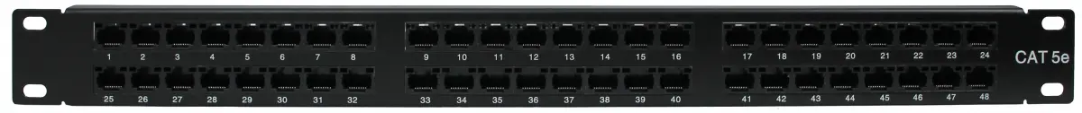 Патч-панель Netko 48 портов IPTB48-CEC KT, 1U, Krone Type, L