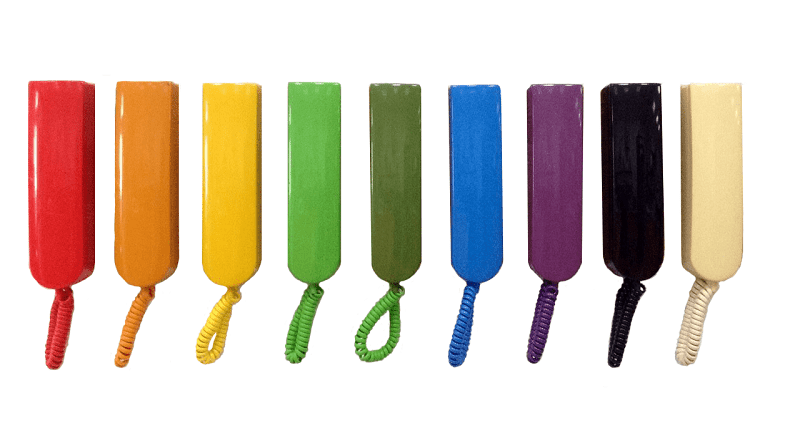 Цветные трубки домофонов
