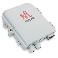 Кросс-муфта NetLink NL-FTTH-08 внешний, герметичный