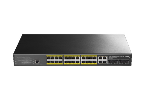 Коммутатор управляемый Cudy GS2028PS4 PoE 400Вт Cudy — купить по цене от 40&nbsp;200 ₽ | ПрофБезопасность