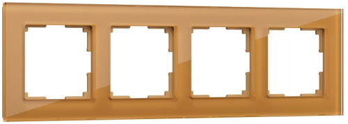 Рамка универсальная Werkel Favorit 4-м. стекло бронзовый картинка