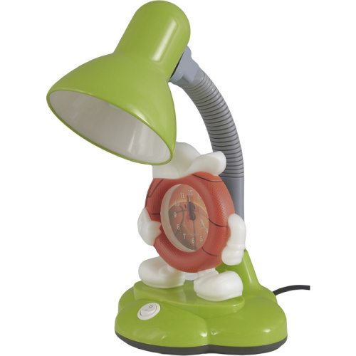 Светильник настольный Camelion "Часы" KD-388 С05 220В E27 40Вт Зеленый Camelion — купить по цене от 1&nbsp;625 ₽ | ПрофБезопасность