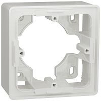 Коробка для наружнего монтажа Schneider Electric Unica New 1-м. белый