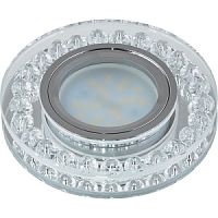 Светильник встраиваемый Fametto/Peonia DLS-P102 GU5.3 CHROME/CLEAR 65мм/35Вт Fametto — купить по цене от 431 ₽ | ПрофБезопасность