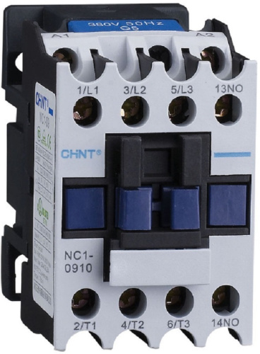 Контактор CHINT NC1-0910 3п 1НО 9А 24В тип АС3