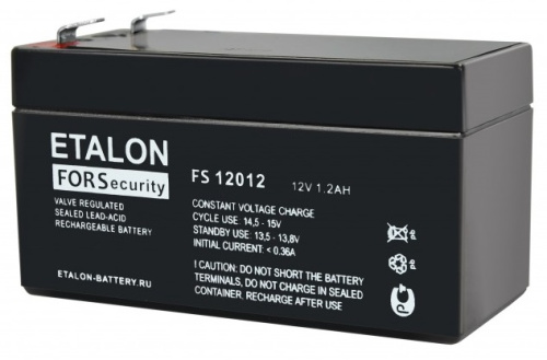 Аккумулятор ETALON FS 12012 ETALON — купить по цене от 520 ₽ | ПрофБезопасность