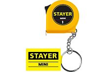 Рулетка-брелок Stayer MINI 1м / 6мм