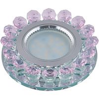 Светильник встраиваемый Fametto/Luciole DLS-L102 GU5.3 CHROME/PINK 65мм/35Вт+1Вт Fametto — купить по цене от 470 ₽ | ПрофБезопасность