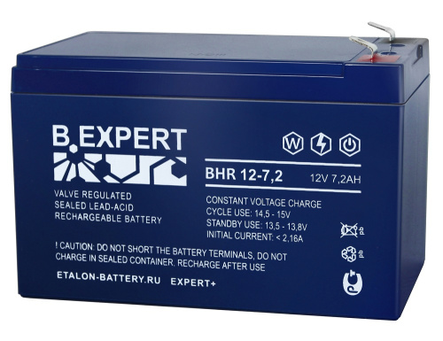 Аккумулятор ETALON B.EXPERT BHR 12-7,2 ETALON — купить по цене от 2&nbsp;498 ₽ | ПрофБезопасность
