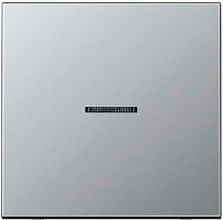 Лицевая панель Jung LS990 metal для 1-кл. выключателя с подсветкой алюминий Jung — купить по цене от 3&nbsp;634 ₽ | ПрофБезопасность
