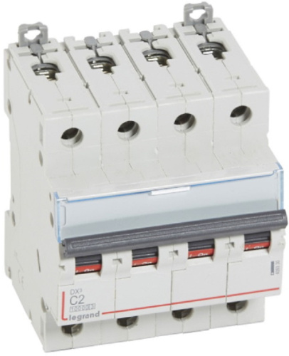 Выключатель автоматический Legrand DX3-E 10000 4п 2А C 16кА