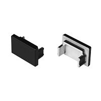 Заглушка SL-SLIM15-H10 BLACK черная глухая (2шт)  — купить по цене от 210 ₽ | ПрофБезопасность