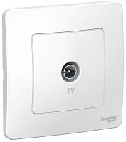 Розетка TV Коннектор с рамкой Systeme Electric Blanca 1-м. белый