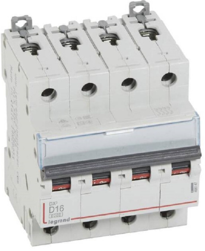Выключатель автоматический Legrand DX3-E 6000 4п 16А D 10кА
